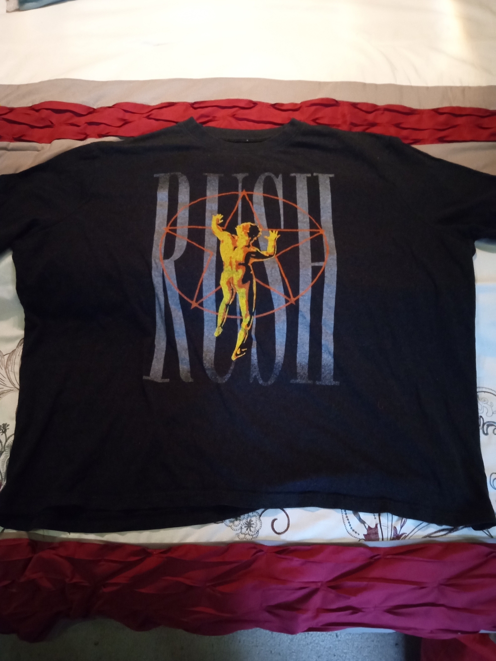 Men's Rush Black Short Sleeve Graphic Tee